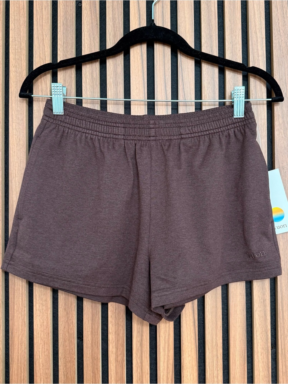 NWT Vuori Halo Short Women's Brown Lounge Shorts